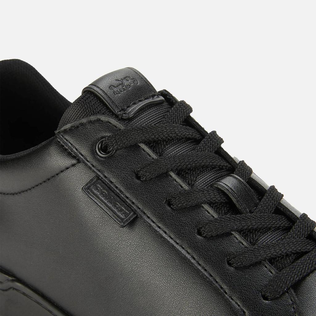 商品Coach|Coach Men's Lowline Leather Low Top Trainers - Black,价格¥1065,第6张图片详细描述