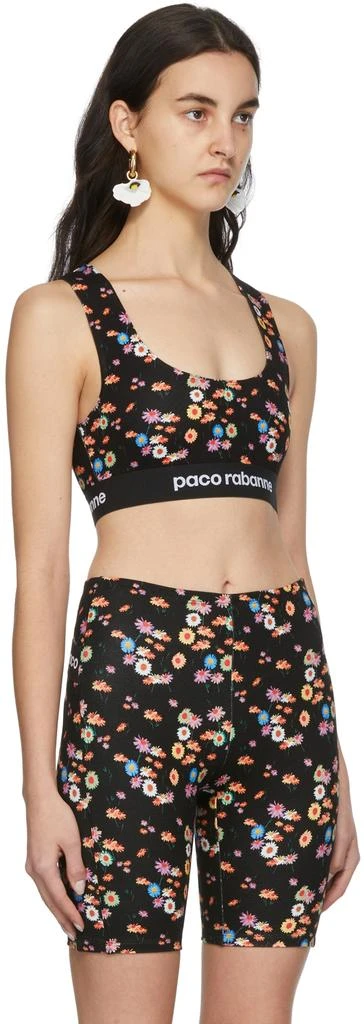 商品Paco Rabanne|SSENSE Exclusive Black Capsule Active Sport Bra,价格¥490,第2张图片详细描述
