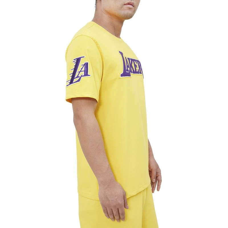 商品Pro Standard|Pro Standard Lakers Pro Team T-Shirt - Men's,价格¥370,第3张图片详细描述