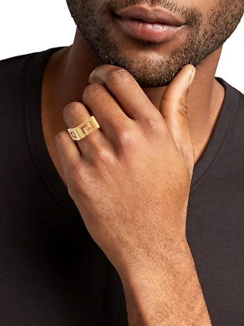 商品Versace|Greca Logo Ring,价格¥2051,第2张图片详细描述