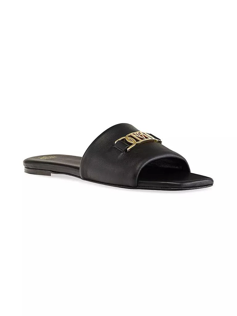 商品MCM|Mode Travia Leather Slides,价格¥2220,第2张图片详细描述