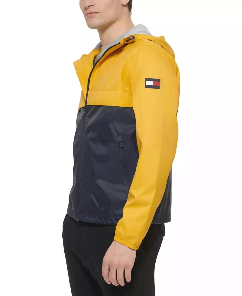 商品Tommy Hilfiger|男士 连帽防雨夹克 时尚防水保暖,价格¥380,第3张图片详细描述