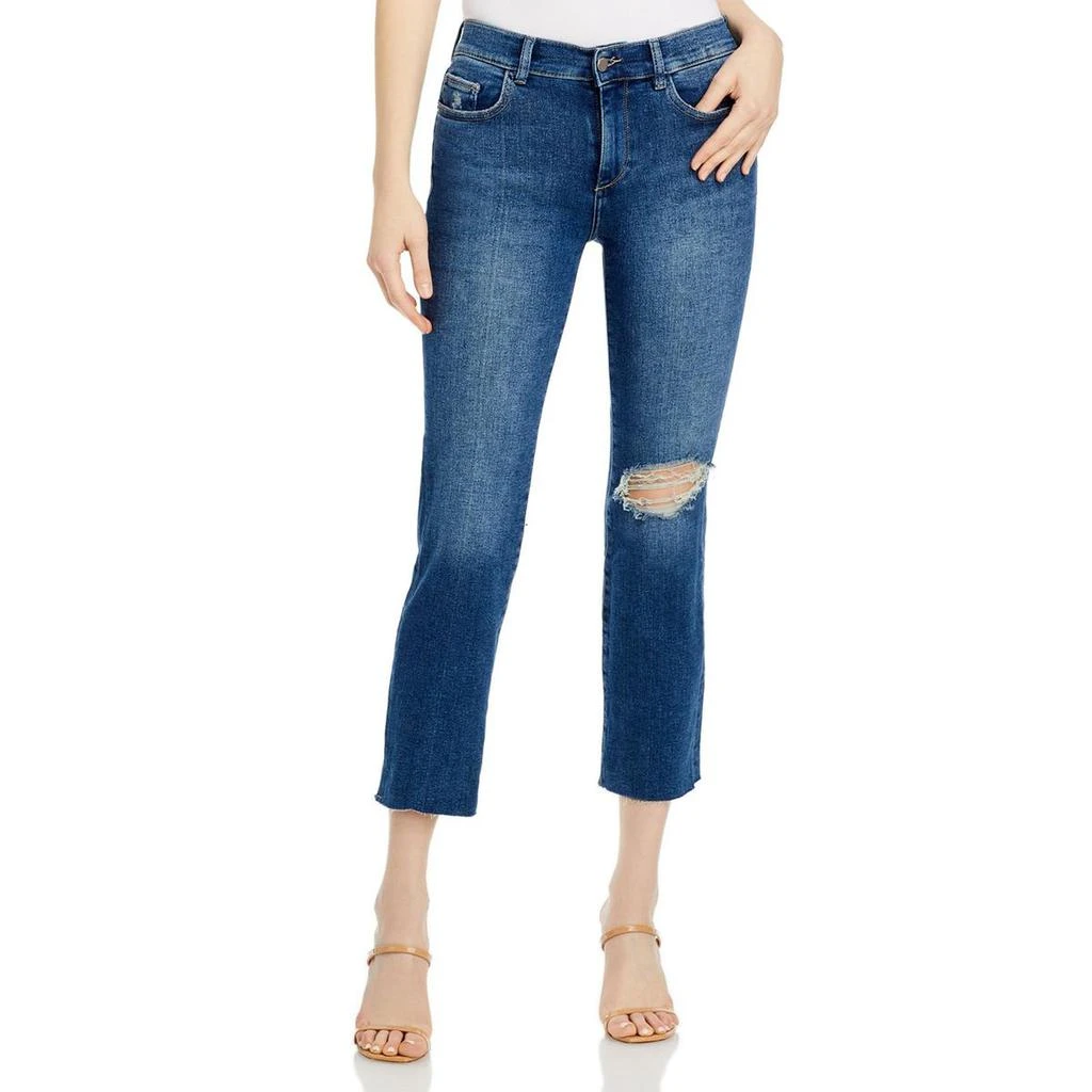 商品DL1961|DL1961 Womens Mara Denim Raw Hem Straight Leg Jeans,价格¥104,第1张图片