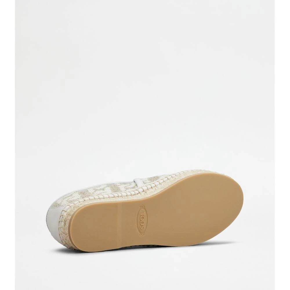 商品Tod's|Kate Espadrilles in Canvas and Leather,价格¥2580,第4张图片详细描述