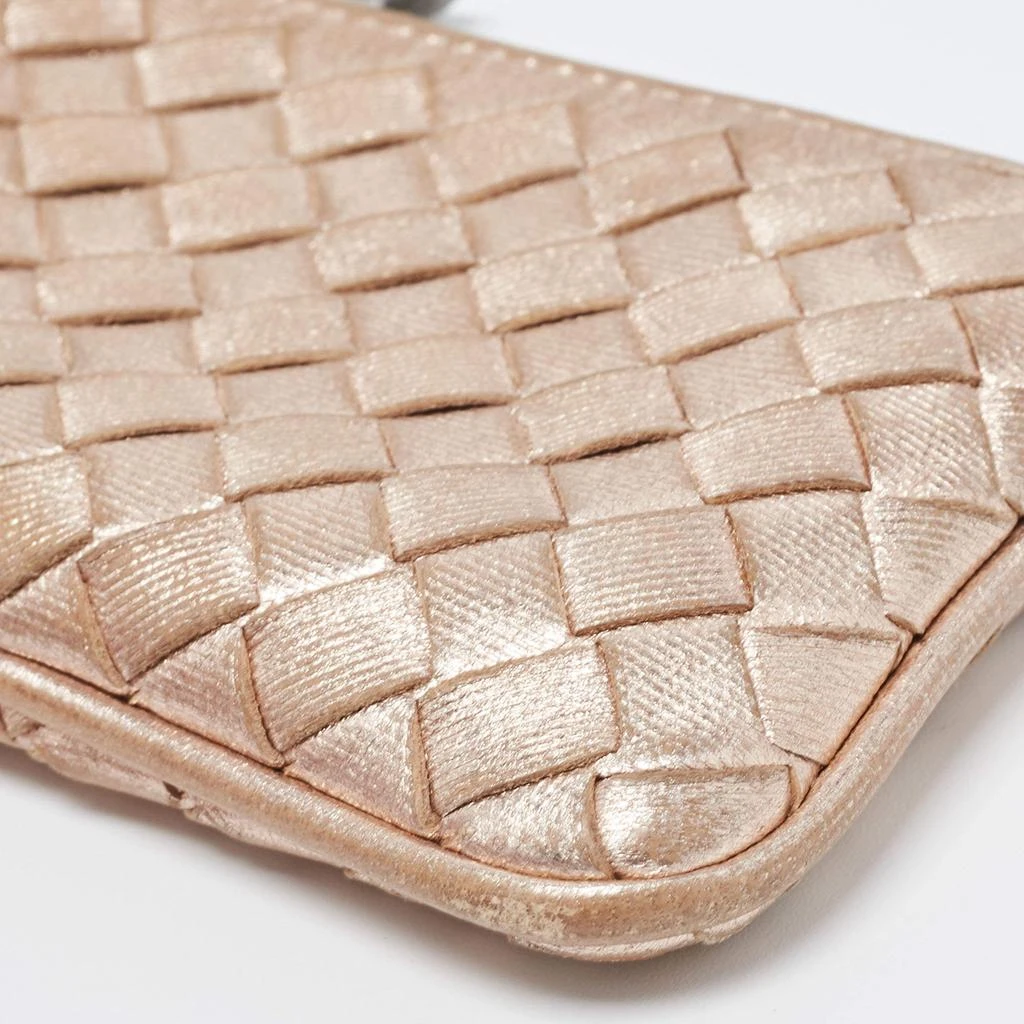 Bottega Veneta Rose Gold Intrecciato Leather Coin Purse 商品