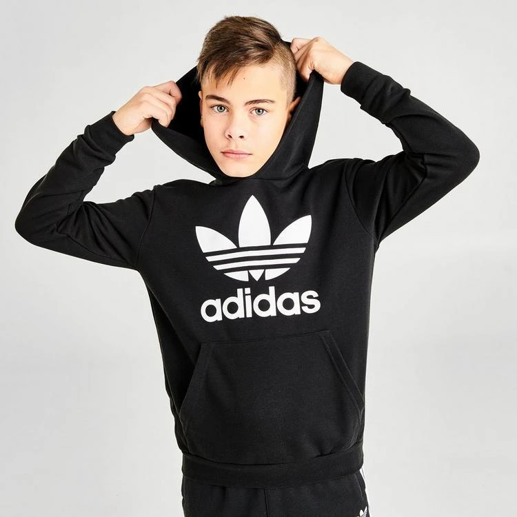 商品Adidas|Kids' adidas Originals Trefoil Hoodie,价格¥334,第1张图片