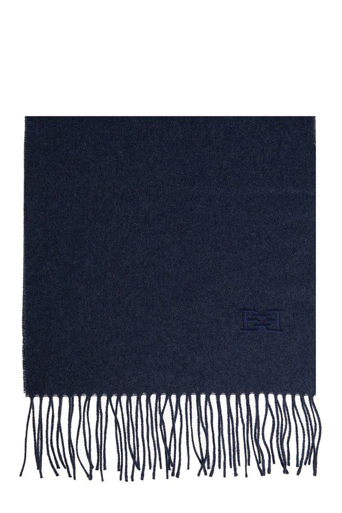 商品Bally|Bally Logo Embroidered Fringed Scarf,价格¥958,第1张图片