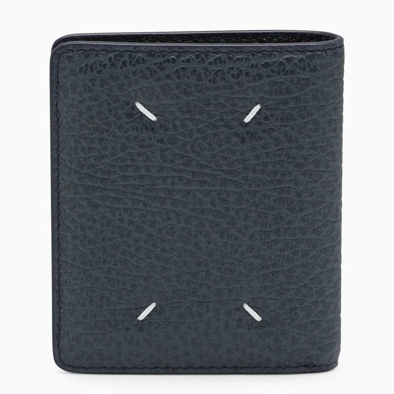 商品MAISON MARGIELA|Blue bi-fold wallet with coin holder,价格¥3084,第3张图片详细描述