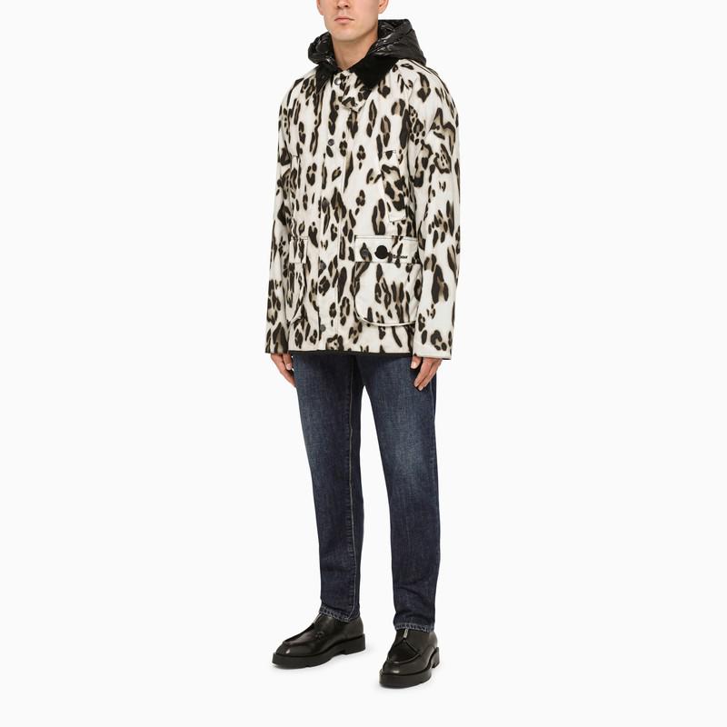 Padded, animal-print jacket商品第2张图片规格展示