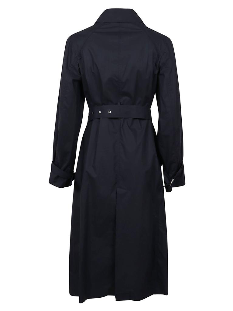 Plan C Women's  Blue Other Materials Trench Coat商品第2张图片规格展示