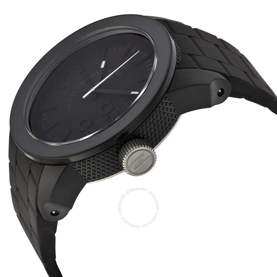 商品Diesel|Color Domination Black Dial Black Silicone Unisex Watch DZ1437,价格¥510,第2张图片详细描述