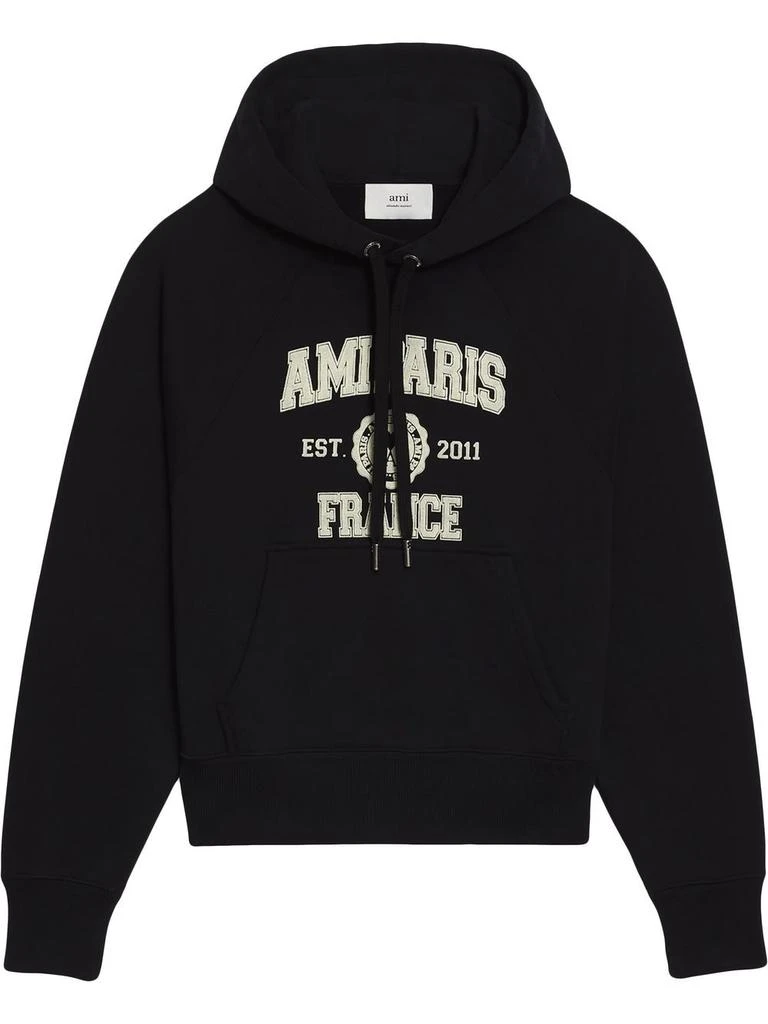 商品AMI|AMI PARIS - Ami Paris France Organic Cotton Hoodie,价格¥2621,第1张图片