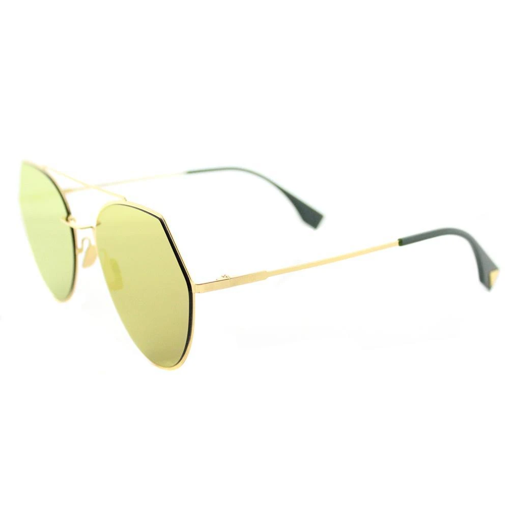 商品Fendi|FEN Eyeline FF 0194 001 Unisex Aviator Sunglasses,价格¥753,第1张图片