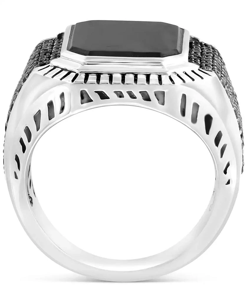 商品Effy|EFFY® Men's Onyx & Black Spinel Statement Ring in Sterling Silver,价格¥2509,第4张图片详细描述