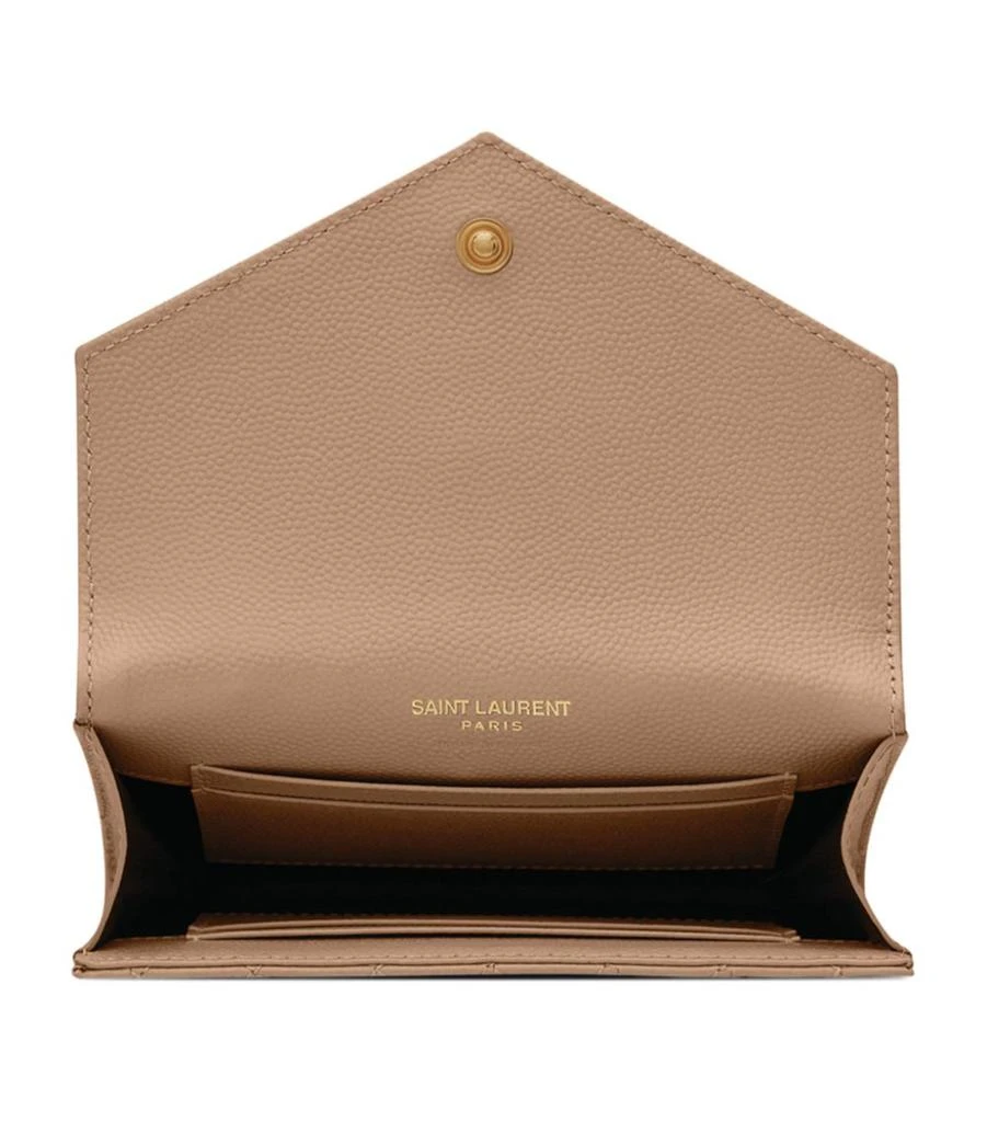 商品Yves Saint Laurent|Quilted Leather Envelope Wallet,价格¥3617,第4张图片详细描述