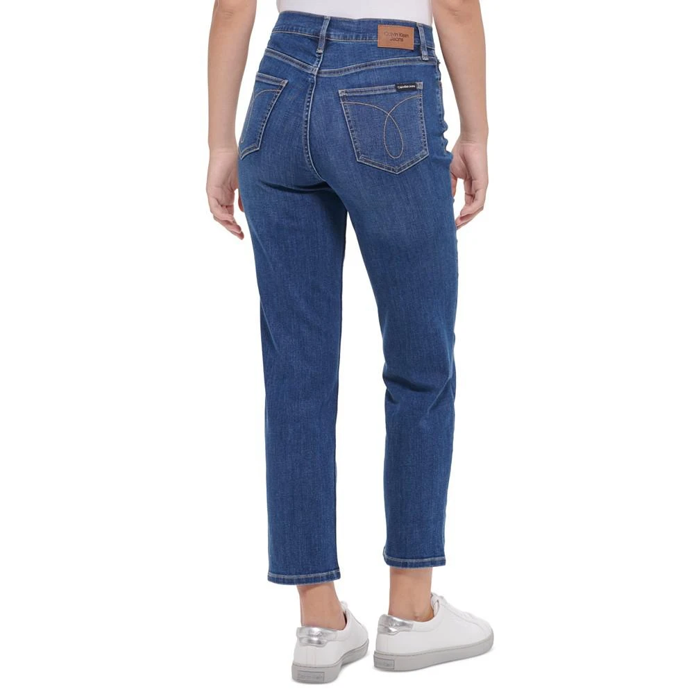 商品Calvin Klein|Hi Rise Slim Whisper Soft Repreve 27" Jeans,价格¥413,第2张图片详细描述