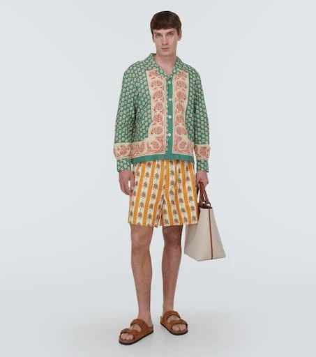 商品BODE|Striped Fruit Bowl printed shorts,价格¥3687,第2张图片详细描述