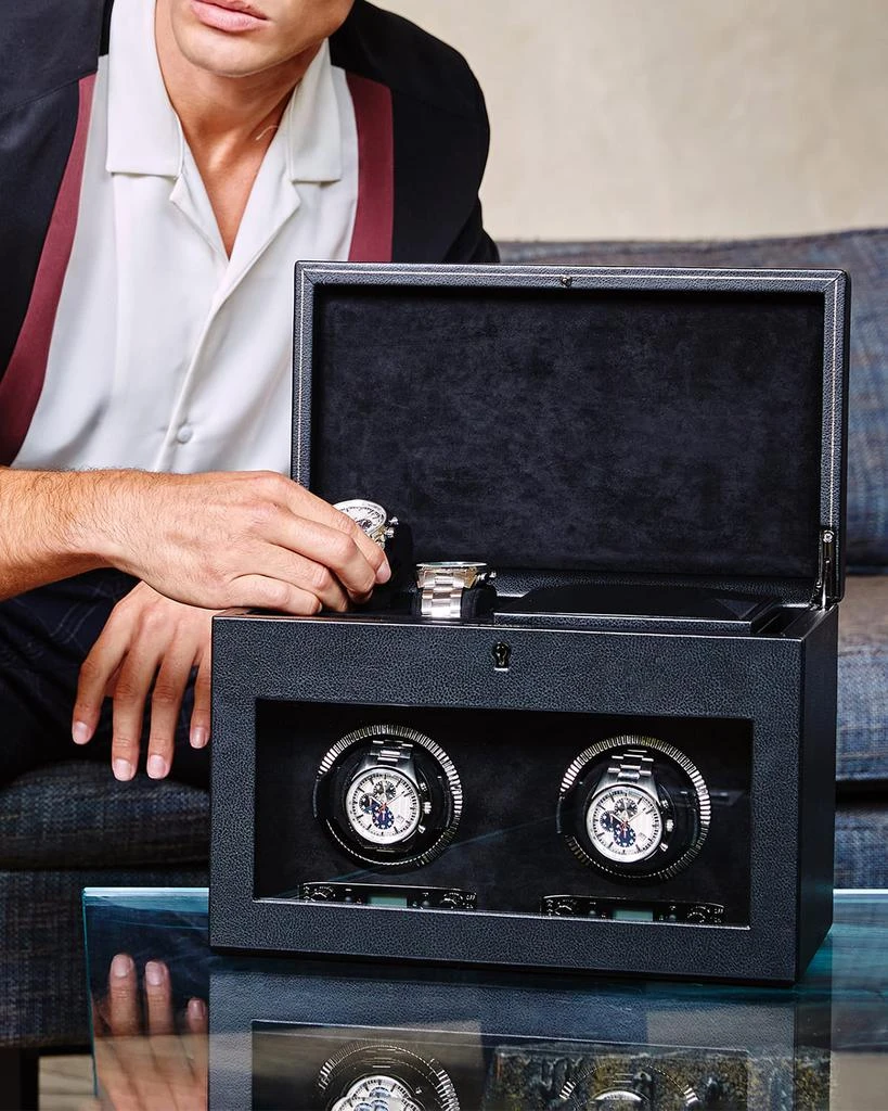 British Racing Double Watch Winder with Storage 商品