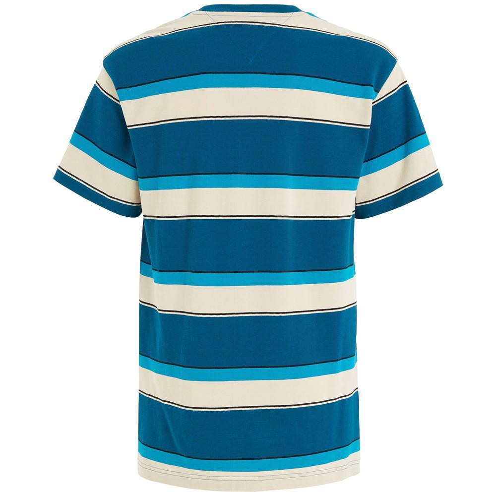 商品Tommy Hilfiger|Men's Bold Pique Stripe Tee,价格¥370,第7张图片详细描述
