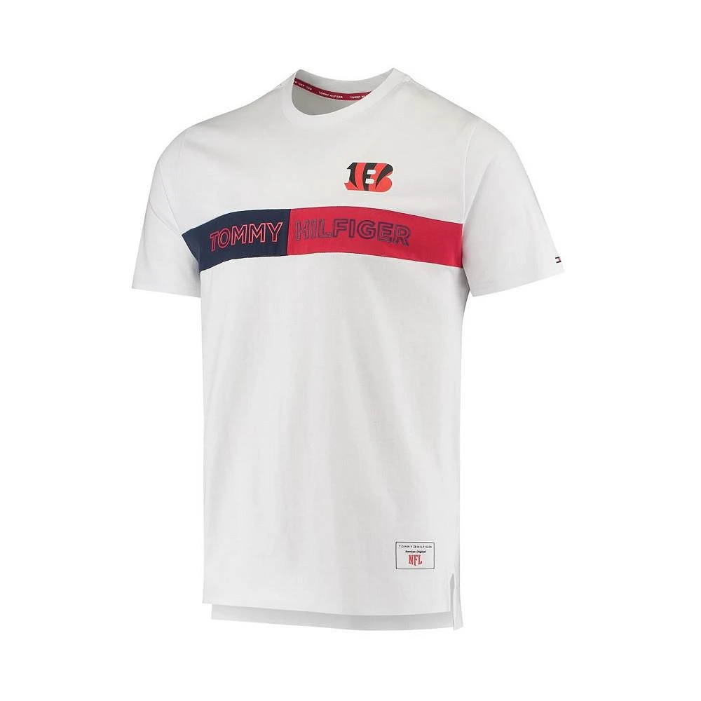 商品Tommy Hilfiger|Men's White Cincinnati Bengals Core T-shirt,价格¥377,第2张图片详细描述