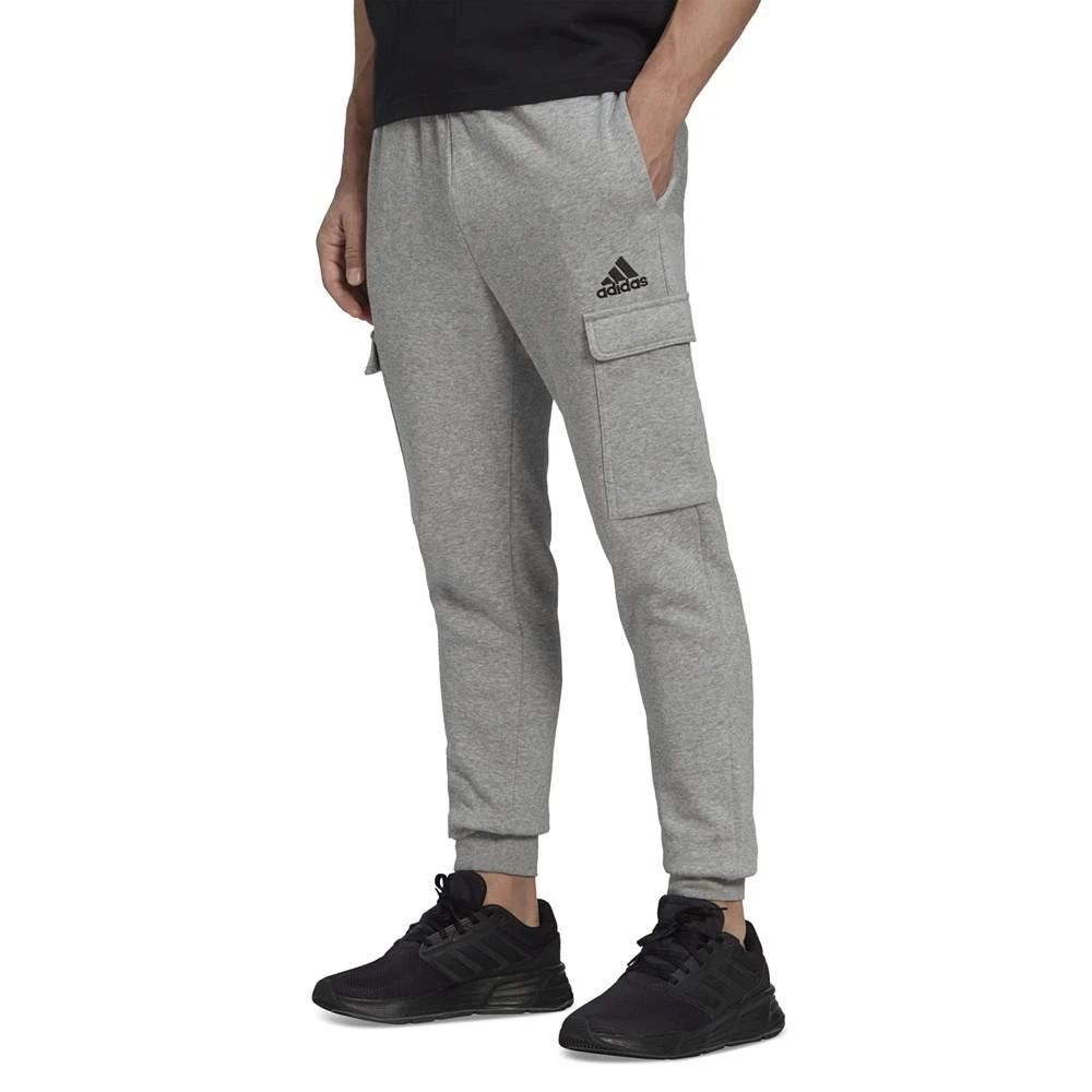 商品Adidas|Men's Essentials Regular Tapered-Fit Fleece Cargo Joggers,价格¥405,第1张图片