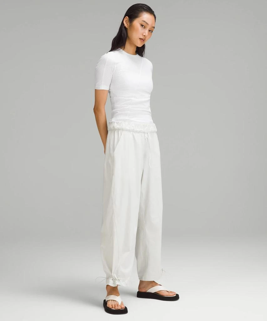 商品Lululemon|Asymmetrical Ribbed Cotton T-Shirt,价格¥286,第3张图片详细描述