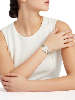 32MM Stainless Steel & Crystal Bracelet Watch商品第2张图片规格展示