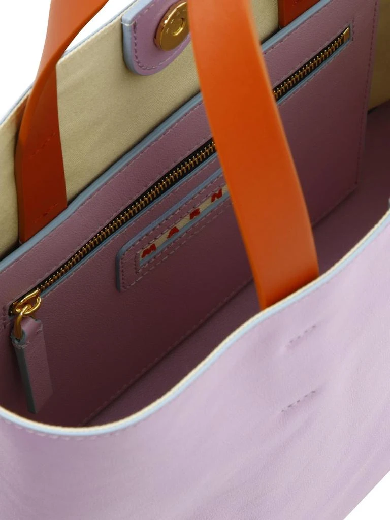 商品Marni|Marni Logo Detailed Two-Tone Tote Bag,价格¥3870,第5张图片详细描述