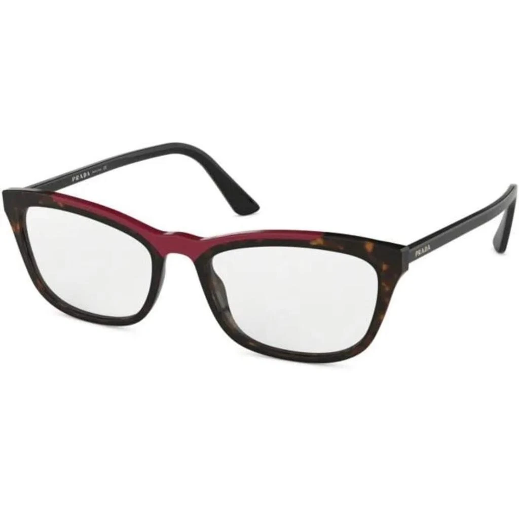 商品Prada|Prada Women's Eyeglasses - Havana Red Rectangular Frame | PRADA 0PR10VV 3201O154,价格¥647,第1张图片