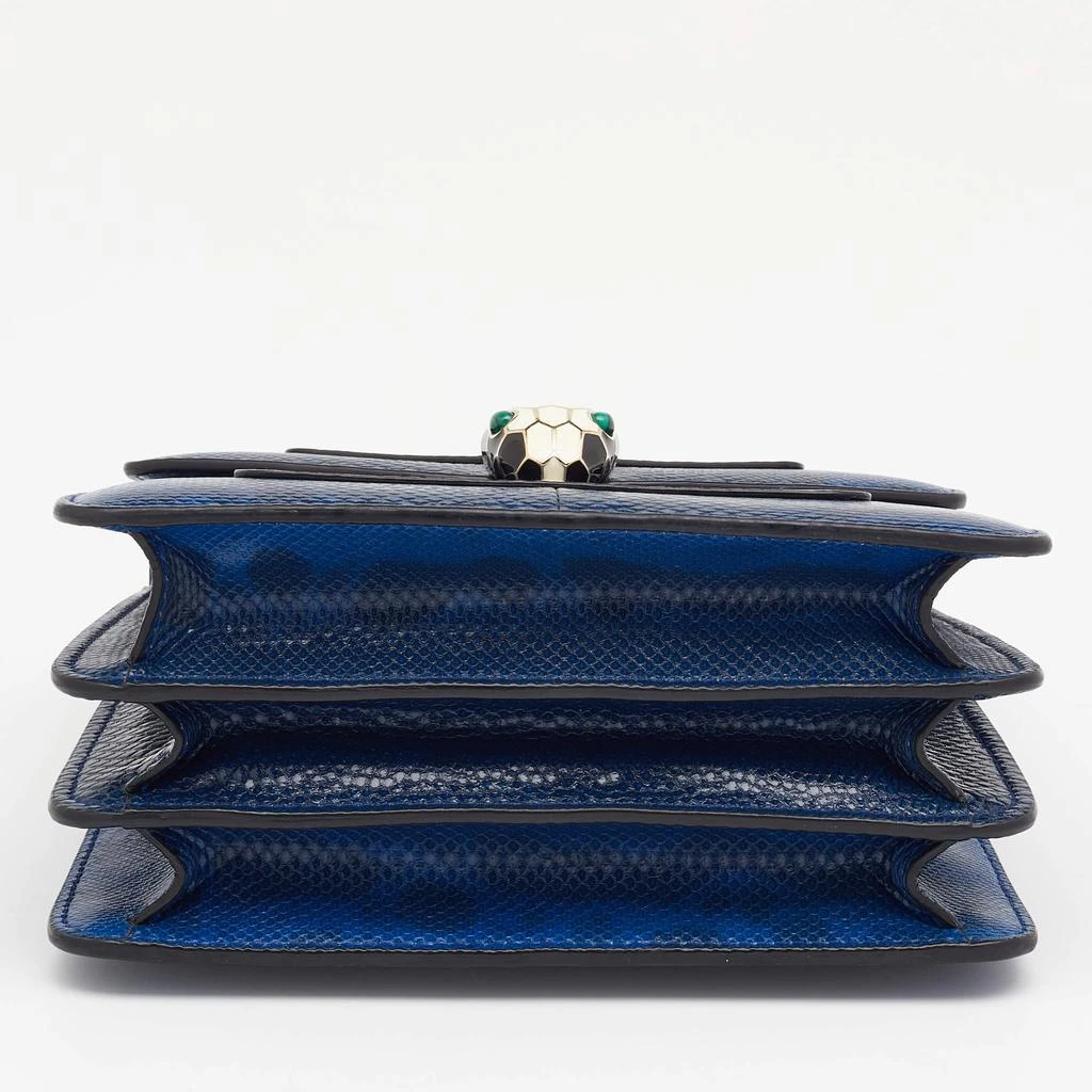 Bvlgari Blue Karung Serpenti Forever Flap Top Handle Bag 商品