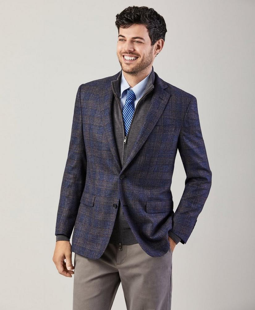 商品Brooks Brothers|Regent Fit Micro-Check Sport Coat,价格¥1864,第5张图片详细描述