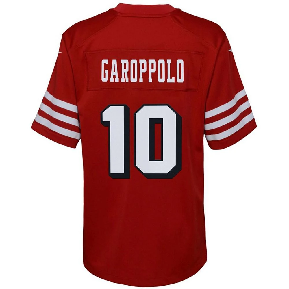 商品NIKE|Youth Jimmy Garoppolo Scarlet San Francisco 49ers Alternate Game Jersey,价格¥473,第3张图片详细描述