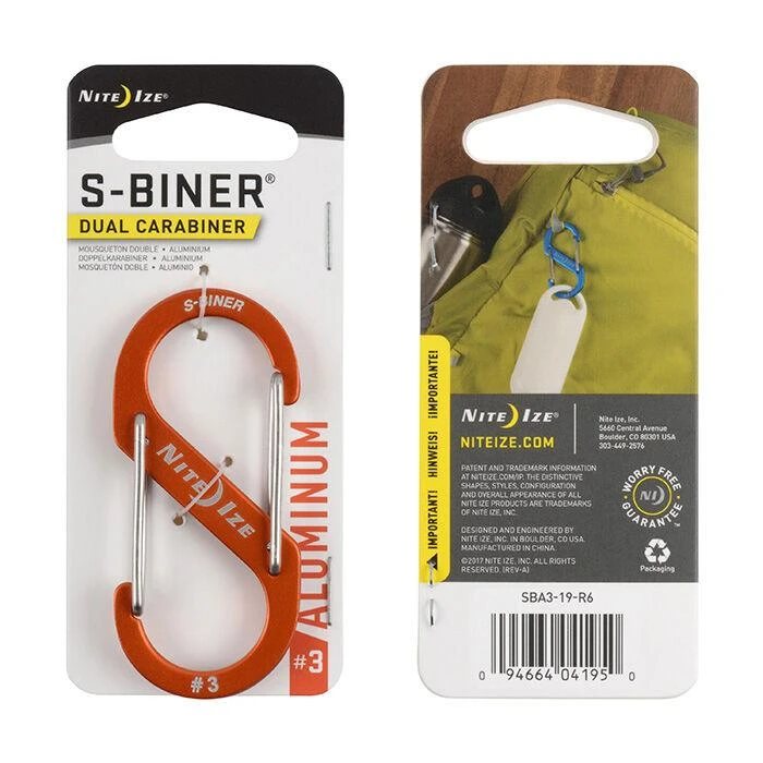 商品Nite Ize|S-Biner Aluminum Dual Carabiner,价格¥32,第2张图片详细描述