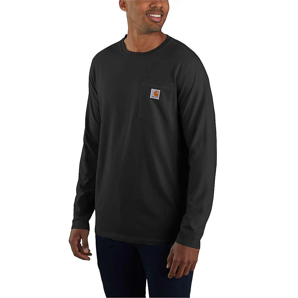 商品Carhartt|Carhartt Men's Force Relaxed Fit Midweight LS Pocket T-Shirt,价格¥289,第4张图片详细描述