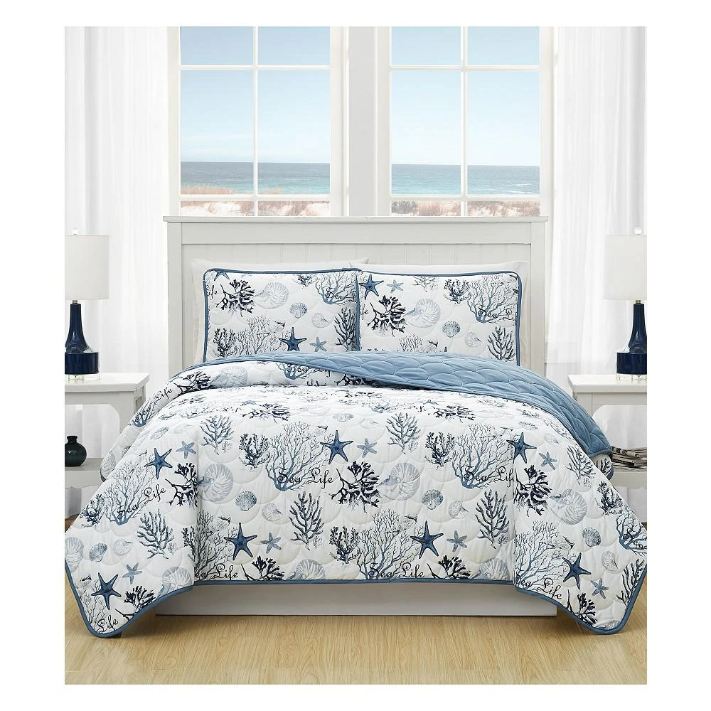 商品Truly Soft|Sea Life Mini 3-Pc. Quilt Set,价格¥298,第1张图片