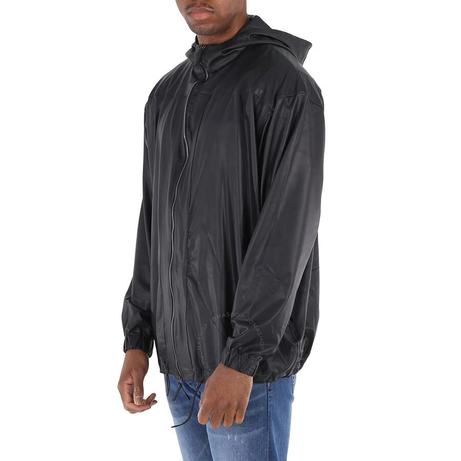 商品Emporio Armani|Black Hooded Technical-jersey Blouson Jacket,价格¥1344,第3张图片详细描述