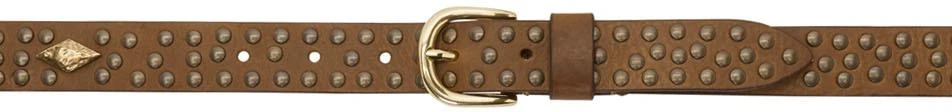 商品Isabel Marant|Brown & Gold Zalli Belt,价格¥1546,第1张图片