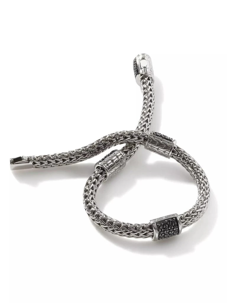 商品John Hardy|Classic Chain Sterling Silver & Black Sapphire Bracelet,价格¥8955,第3张图片详细描述
