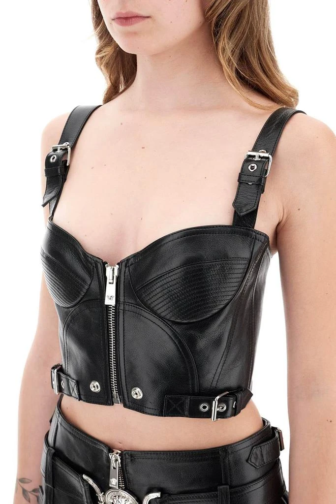 商品Versace|LEATHER BUSTIER TOP,价格¥4333,第5张图片详细描述