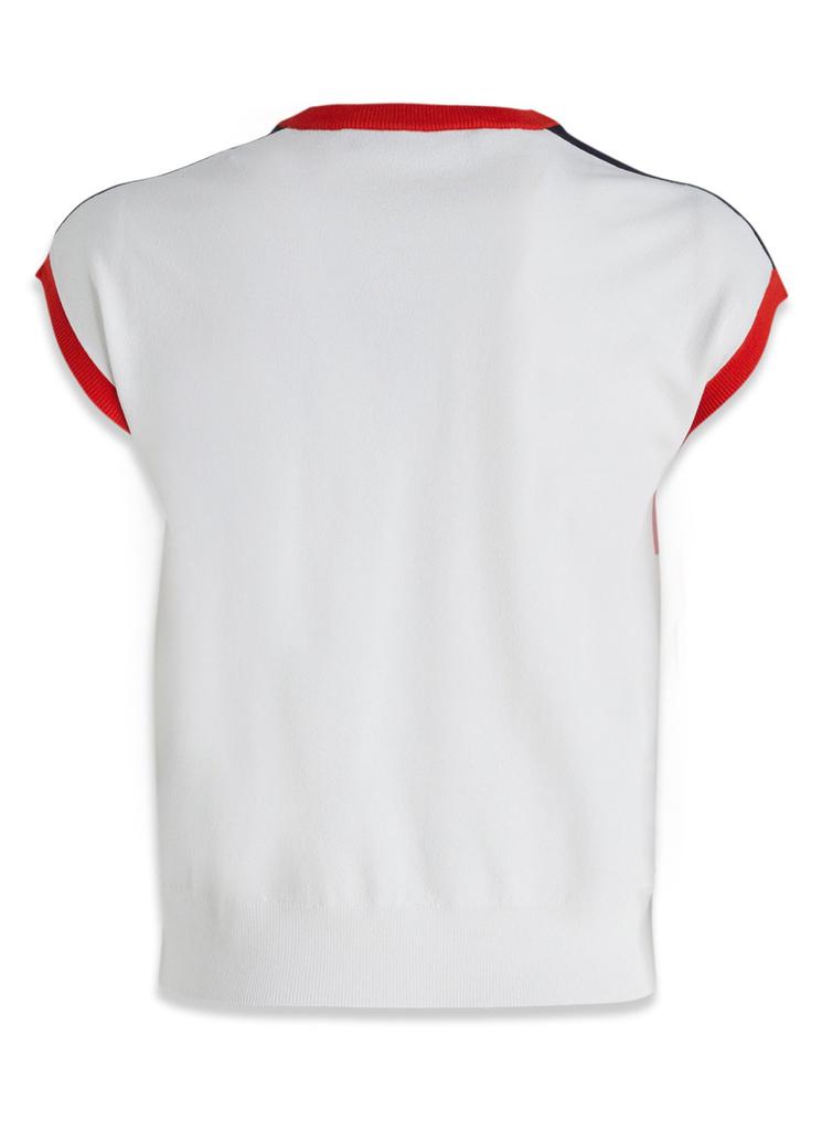 Love Moschino Logo Intarsia Crewneck Knitted Top商品第2张图片规格展示