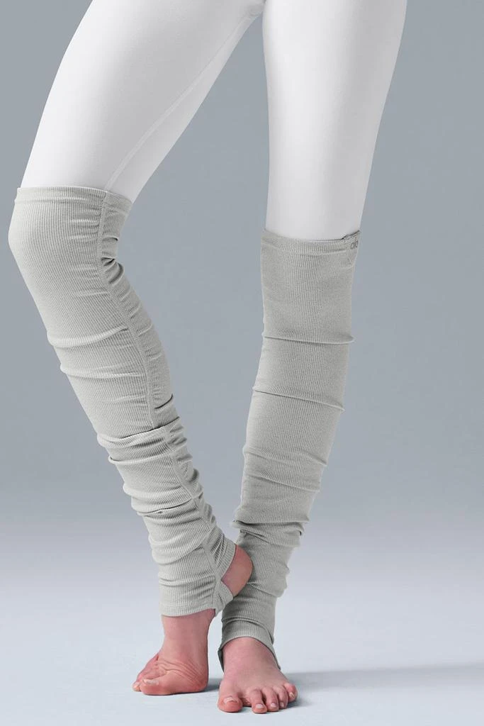 商品Alo|Goddess Leg Warmer - Dove Grey Heather,价格¥181,第1张图片