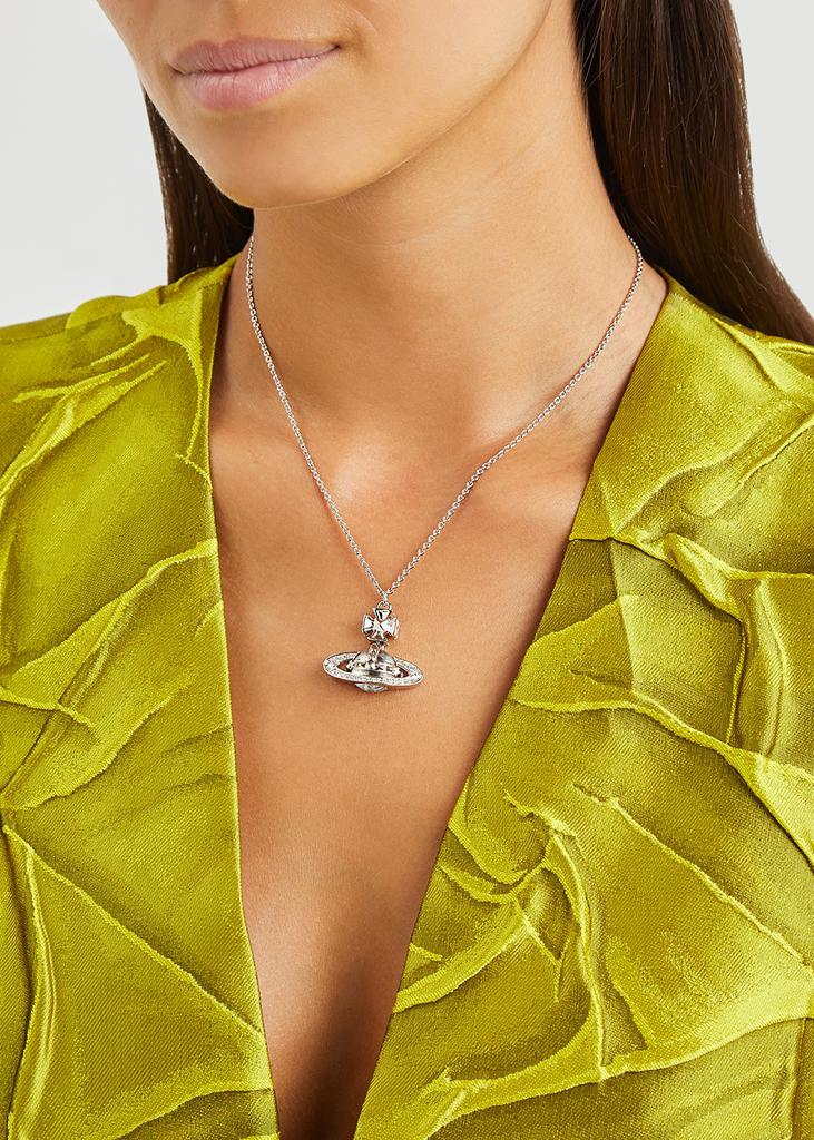 Pina Bas Relief silver-tone orb necklace商品第2张图片规格展示