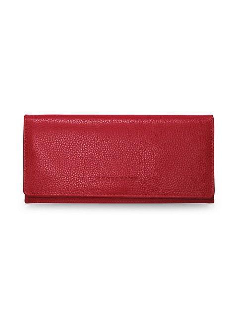 商品Longchamp|Le Foulonné Continental Snap Wallet,价格¥1810,第1张图片