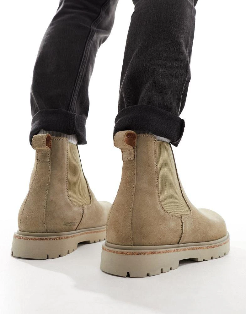 商品Birkenstock|Birkenstock Highwood chelsea boots in taupe suede,价格¥1625,第3张图片详细描述