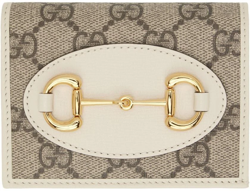 商品Gucci|Off-White 1995 Horsebit Card Holder,价格¥4163,第1张图片