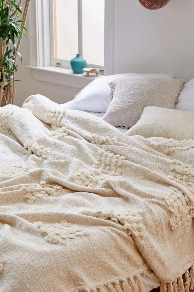商品Urban Outfitters|Checker Tufted Coverlet,价格¥750,第3张图片详细描述