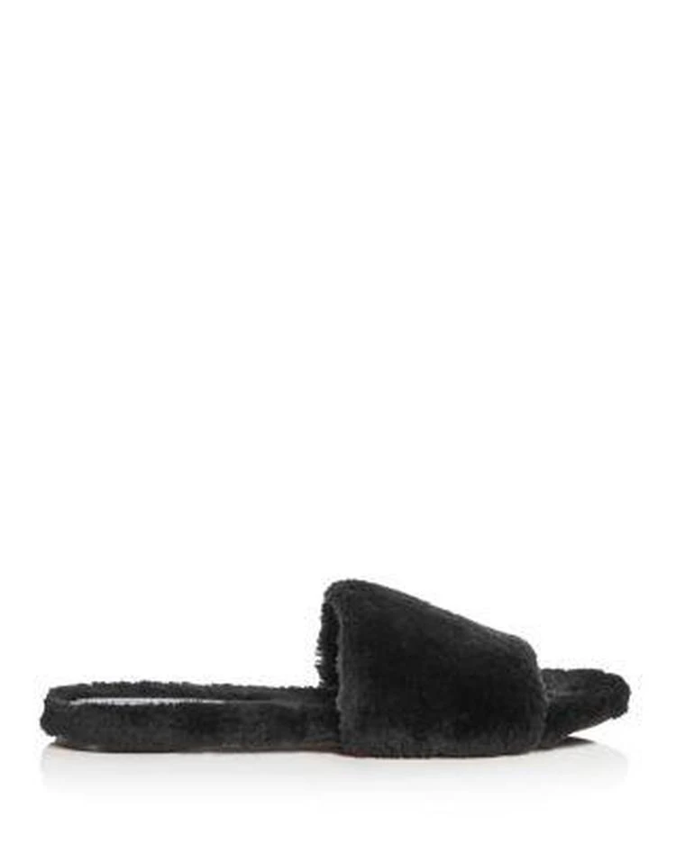 商品Kendall + Kylie|KENDALL and KYLIE Women's Chloe Faux-Fur Slide Sandals,价格¥311,第2张图片详细描述