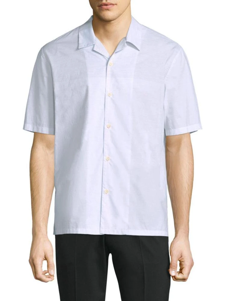 商品Theory|Stripe Cotton Button-Down Shirt,价格¥1381,第1张图片