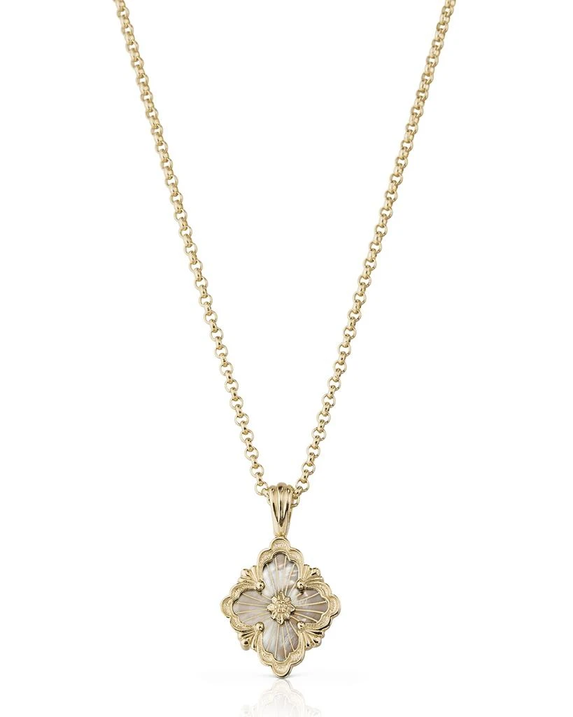 商品Buccellati|18k Yellow Gold Mother-of-Pearl Pendant Necklace,价格¥26797,第1张图片