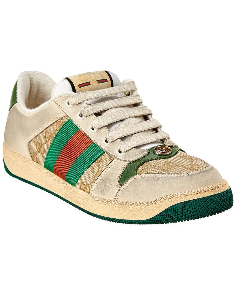 商品Gucci|Gucci Screener GG Supreme Canvas & Suede Sneaker,价格¥6306,第1张图片